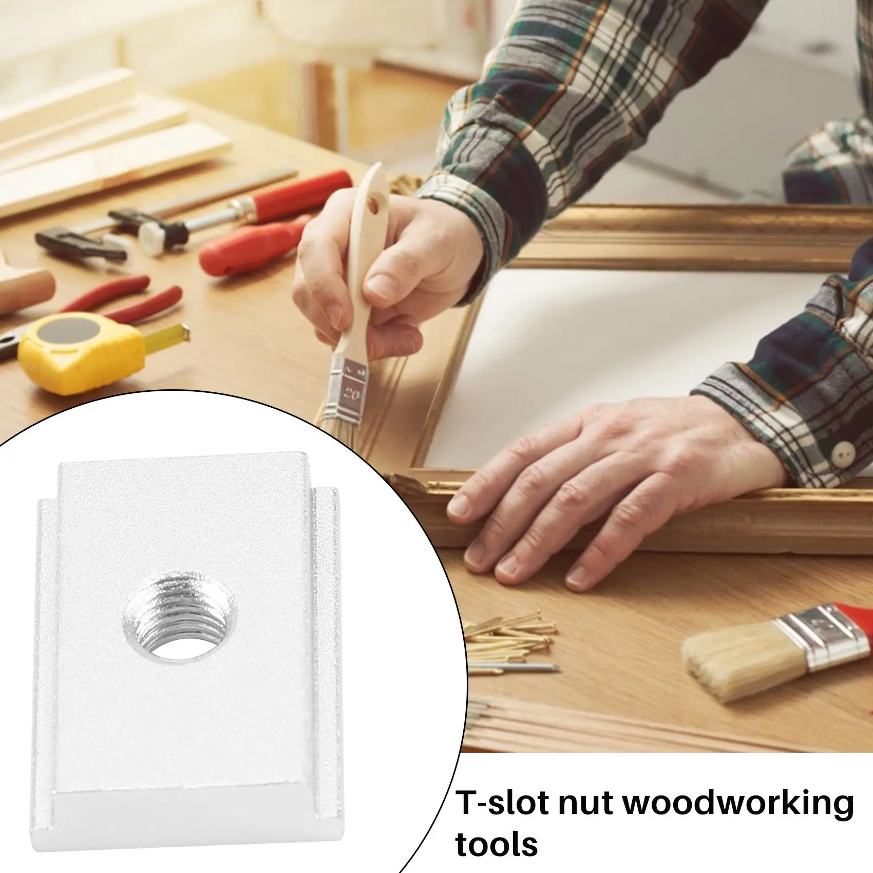 10 шт., Т-образная скользящая гайка из алюминиевого сплава 
10 шт., Т-образная скользящая гайка из алюминиевого сплава