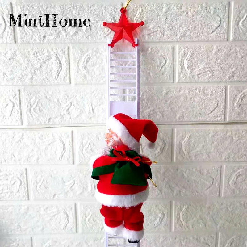 Creative Electric Ladder Santa Claus Toy Christmas Children's Gift Decorations Home Decore Christmas Accessories
Creative Electric Ladder Santa Claus Toy Christmas Children's Gift Decorations Home Decore Christmas Accessories