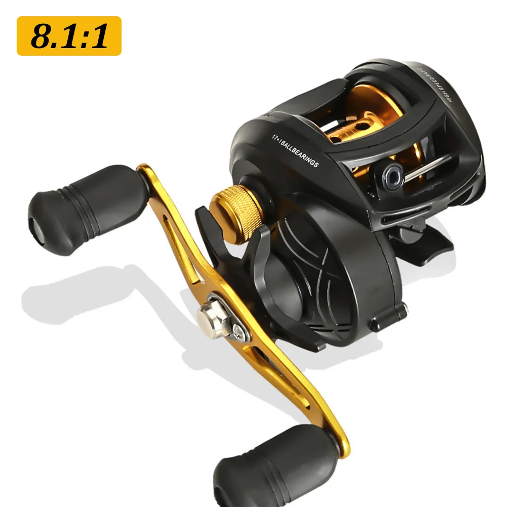 Baitcasting Reel 8KG Max Drag 8.1:1 Ratio Magnetic Brake System Fishing Reel For Carp Reel Freshwater Fishing Tackle Accessories
Baitcasting Reel 8KG Max Drag 8.1:1 Ratio Magnetic Brake System Fishing Reel For Carp Reel Freshwater Fishing Tackle Accessories