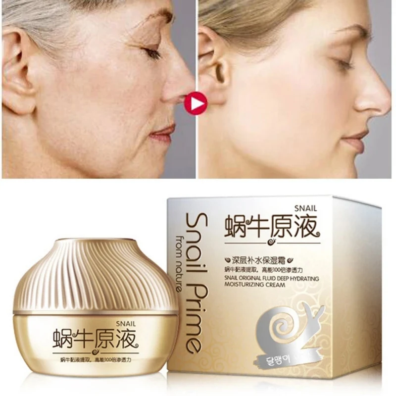 Snail Cream Moisturizing Cream 50g Face Care Snail Cream Whitening Moisturizing Treatment Anti-Wrinkle Skin Care
Snail Cream Moisturizing Cream 50g Face Care Snail Cream Whitening Moisturizing Treatment Anti-Wrinkle Skin Care