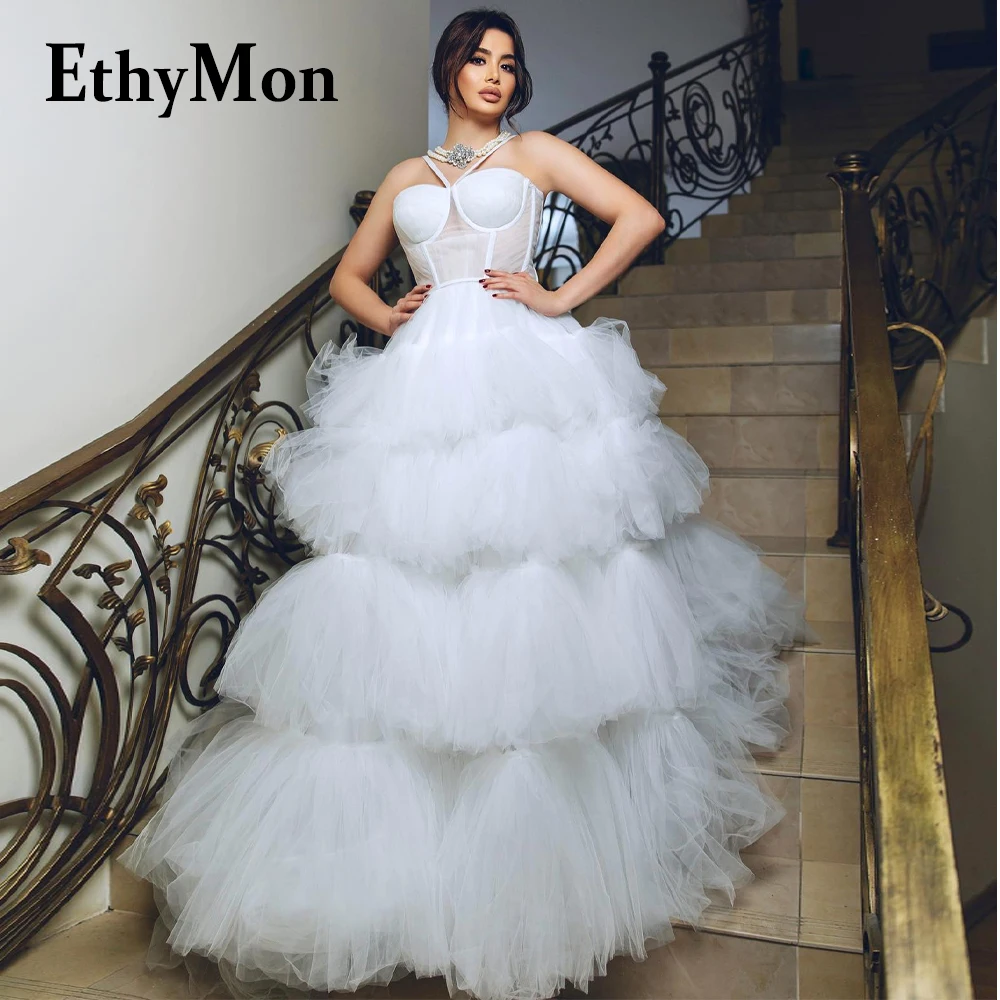 Ethymon Strapless Tiered Fancy Attractive Wedding Dresses Tulle 2023 Bride Sleeveless Vestidos De Novia Made To Order Ball Gown
Ethymon Strapless Tiered Fancy Attractive Wedding Dresses Tulle 2023 Bride Sleeveless Vestidos De Novia Made To Order Ball Gown