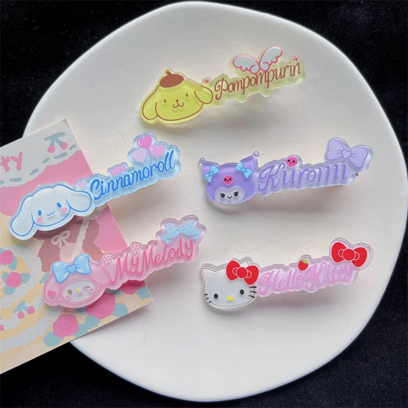 3 Pcs Hello Kitty Long Barrettes Hello Kitty Glittering Cartoon Side Children's Hairpin
3 Pcs Hello Kitty Long Barrettes Hello Kitty Glittering Cartoon Side Children's Hairpin