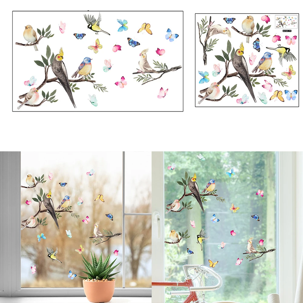 Window Glass Sticker Non-Adhesive Bird Decals Decorative Glass Covering Static Frosted Window Stickers For Home Decor Sticker
Window Glass Sticker Non-Adhesive Bird Decals Decorative Glass Covering Static Frosted Window Stickers For Home Decor Sticker