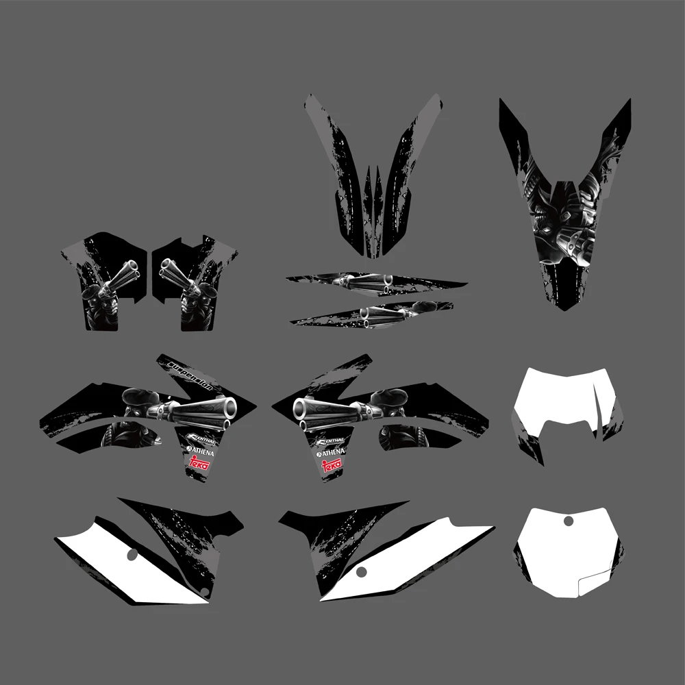 Motorcycle Full Graphic Background Decal Sticker for KTM SX 125 250 300 350 400 450 500 525 2011 2012 Decoration Customize Team
Motorcycle Full Graphic Background Decal Sticker for KTM SX 125 250 300 350 400 450 500 525 2011 2012 Decoration Customize Team