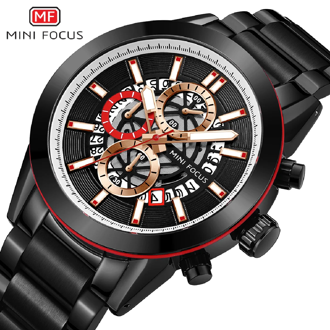 MINI FOCUS New Top Brand Luxury Fashion Men Watches Stainless Steel Sports Chronograph Quartz Watch Waterproof Relogio Masculino
MINI FOCUS New Top Brand Luxury Fashion Men Watches Stainless Steel Sports Chronograph Quartz Watch Waterproof Relogio Masculino