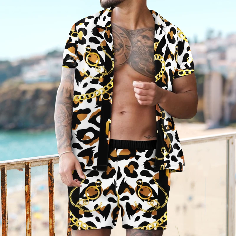 2022 Summer New Men's Hawaiian Floral Shirt Suits Short Sleeve + Beach Shorts 2 Piece Set Retro Harajuku Fashion Men's Clothing
2022 Summer New Men's Hawaiian Floral Shirt Suits Short Sleeve + Beach Shorts 2 Piece Set Retro Harajuku Fashion Men's Clothing