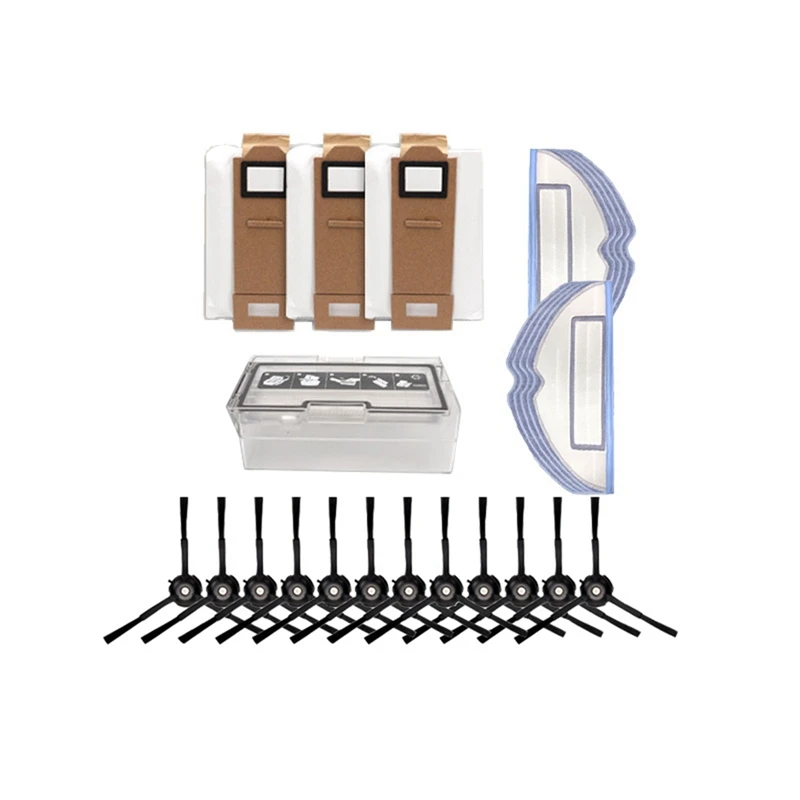 26Pcs for Roborock Sweeping Robot G10/T7SPLUS/S7 Accessories Side Brush Filter Screen Rag Holder Rolling Brush Dust Box
26Pcs for Roborock Sweeping Robot G10/T7SPLUS/S7 Accessories Side Brush Filter Screen Rag Holder Rolling Brush Dust Box