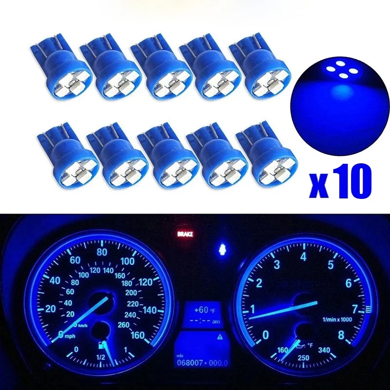 10pcs Car Led Lights T10 4SMD 1210 LED Reading Lamps Car Gauge Speed Dash Bulb Dashboard Instrument Light Wedge Interior Lamps 
10pcs Car Led Lights T10 4SMD 1210 LED Reading Lamps Car Gauge Speed Dash Bulb Dashboard Instrument Light Wedge Interior Lamps
