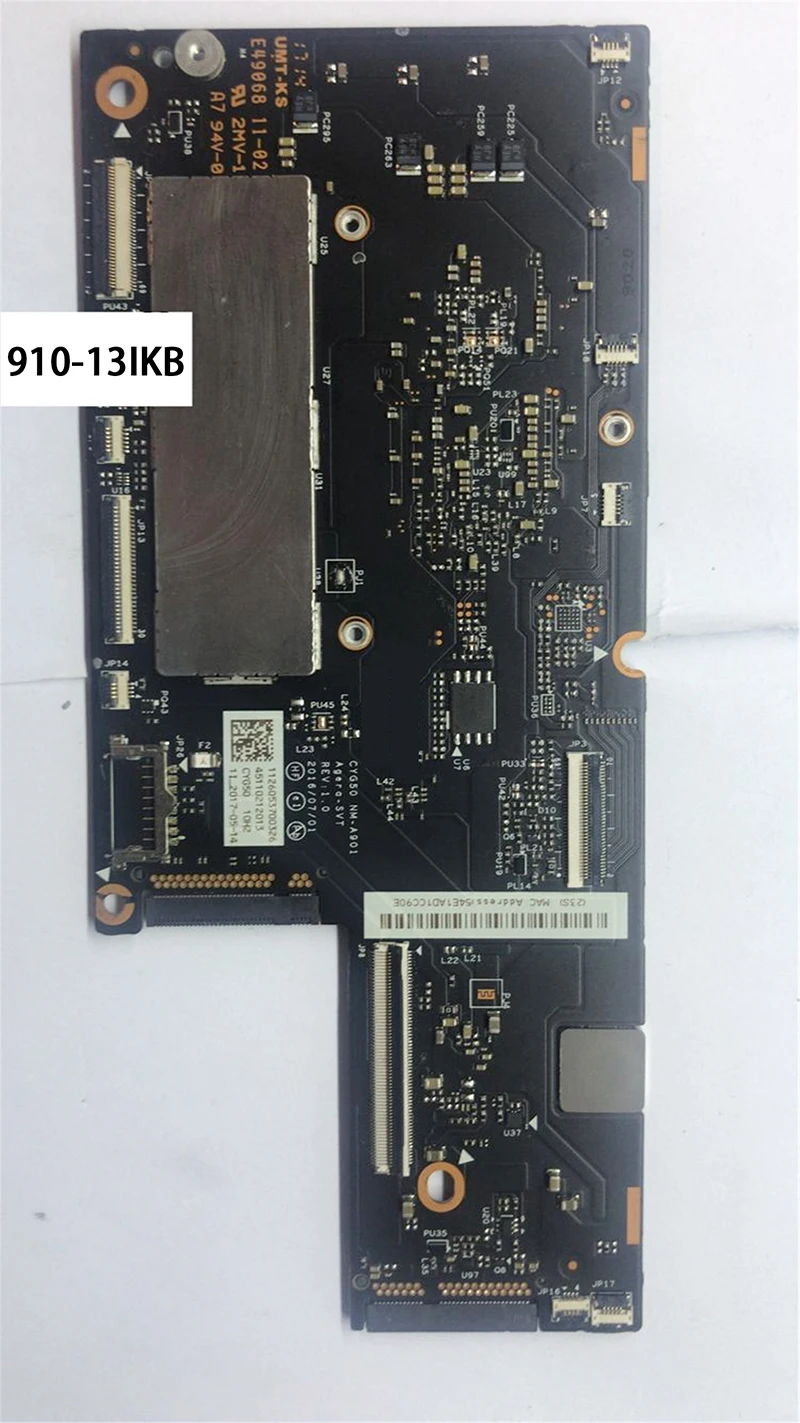 Материнская плата CYG50 для ноутбука Lenovo YOGA 910-13IKB YOGA 910
Материнская плата CYG50 для ноутбука Lenovo YOGA 910-13IKB YOGA 910
