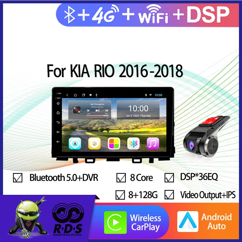 Автомобильный GPS-навигатор на Android для KIA RIO 2016-2018, автомобильное радио, стерео, мультимедийный плеер с RDS, BT, Mirror-Link, Wi-Fi, Aux, 4G, AHD
Автомобильный GPS-навигатор на Android для KIA RIO 2016-2018, автомобильное радио, стерео, мультимедийный плеер с RDS, BT, Mirror-Link, Wi-Fi, Aux, 4G, AHD