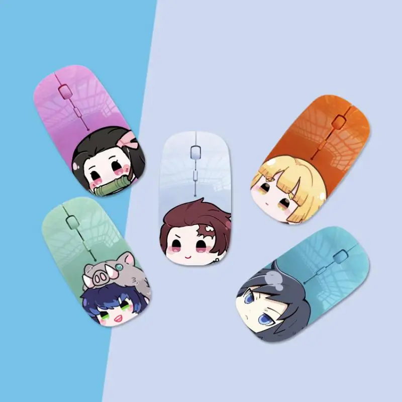 Awaii Demon Slayer Anime Periphery Kamado Tanjirou Kamado Nezuko Agatsuma Zenitsu Wireless Mouse Laptop Desktop Office Mouse
Awaii Demon Slayer Anime Periphery Kamado Tanjirou Kamado Nezuko Agatsuma Zenitsu Wireless Mouse Laptop Desktop Office Mouse