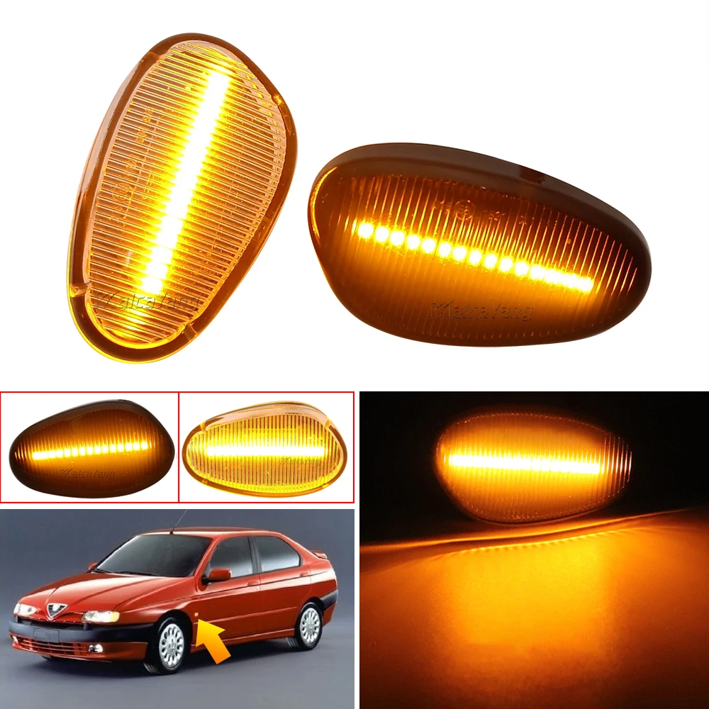 2Pcs For Alfa Romeo 145 146 930 155 SPIDER GTV Car LED Dynamic Side Marker Light Turn Signal Blinker 60603161 60603162
2Pcs For Alfa Romeo 145 146 930 155 SPIDER GTV Car LED Dynamic Side Marker Light Turn Signal Blinker 60603161 60603162