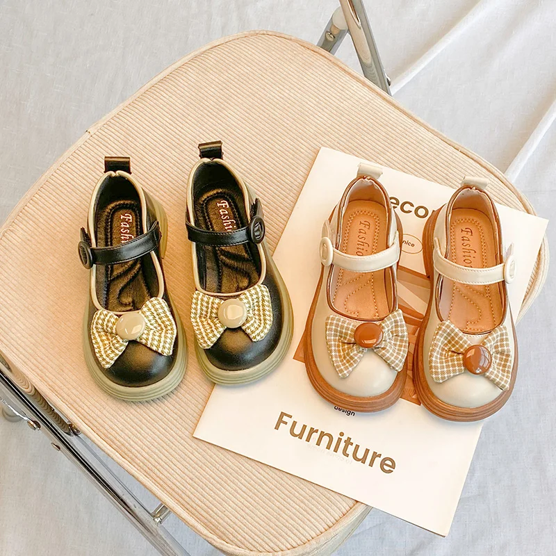 Girls Bowtie Leather Shoes Kids Mary Janes Shoes for Party Wedding 2023 Spring Autumn Children Casual Flats Dress Shoes Sweet 
Girls Bowtie Leather Shoes Kids Mary Janes Shoes for Party Wedding 2023 Spring Autumn Children Casual Flats Dress Shoes Sweet