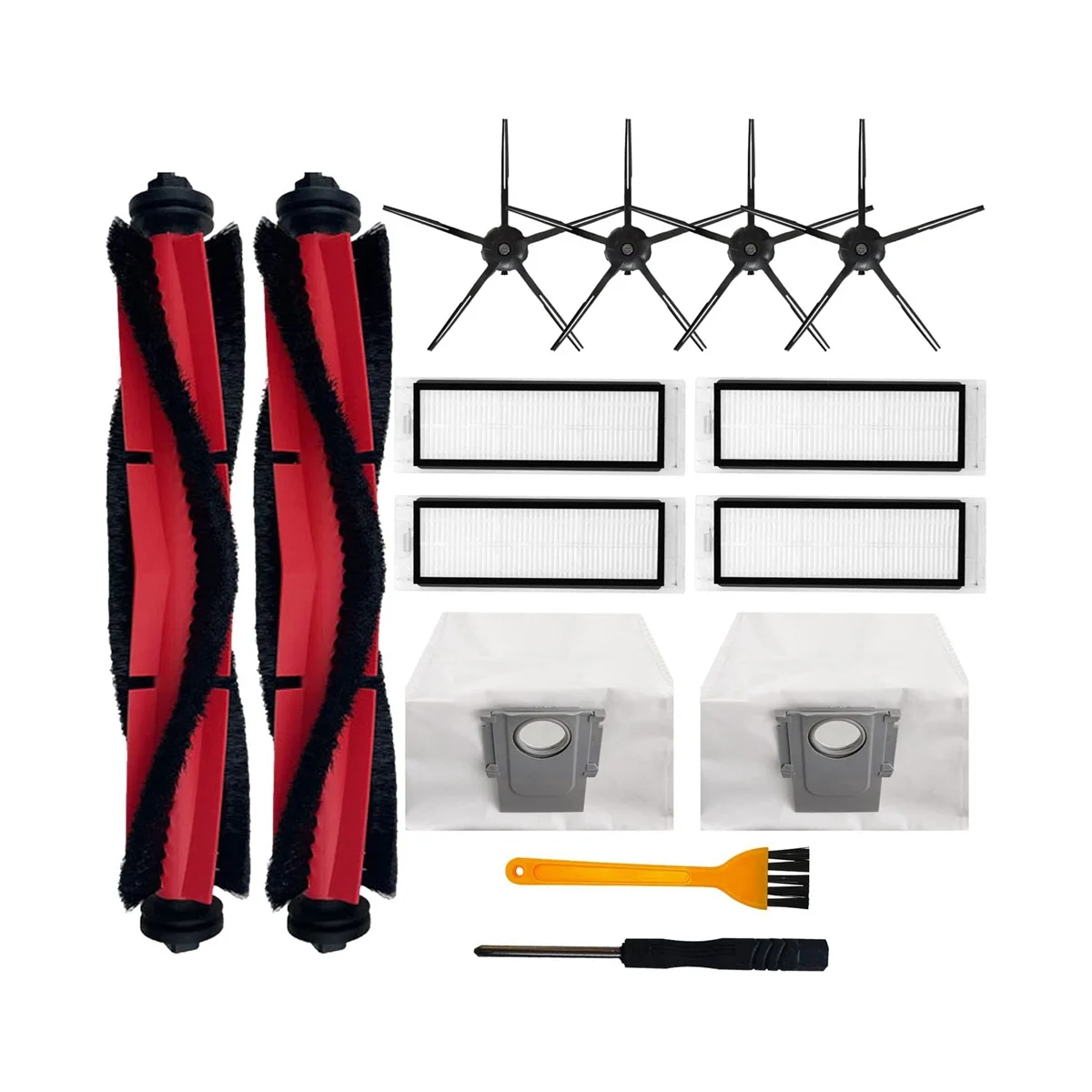 Accessories Kit for Q5 Q5+ Plus Robot Vacuum Main Side Brushes Hepa Filters Dust Bags
Accessories Kit for Q5 Q5+ Plus Robot Vacuum Main Side Brushes Hepa Filters Dust Bags