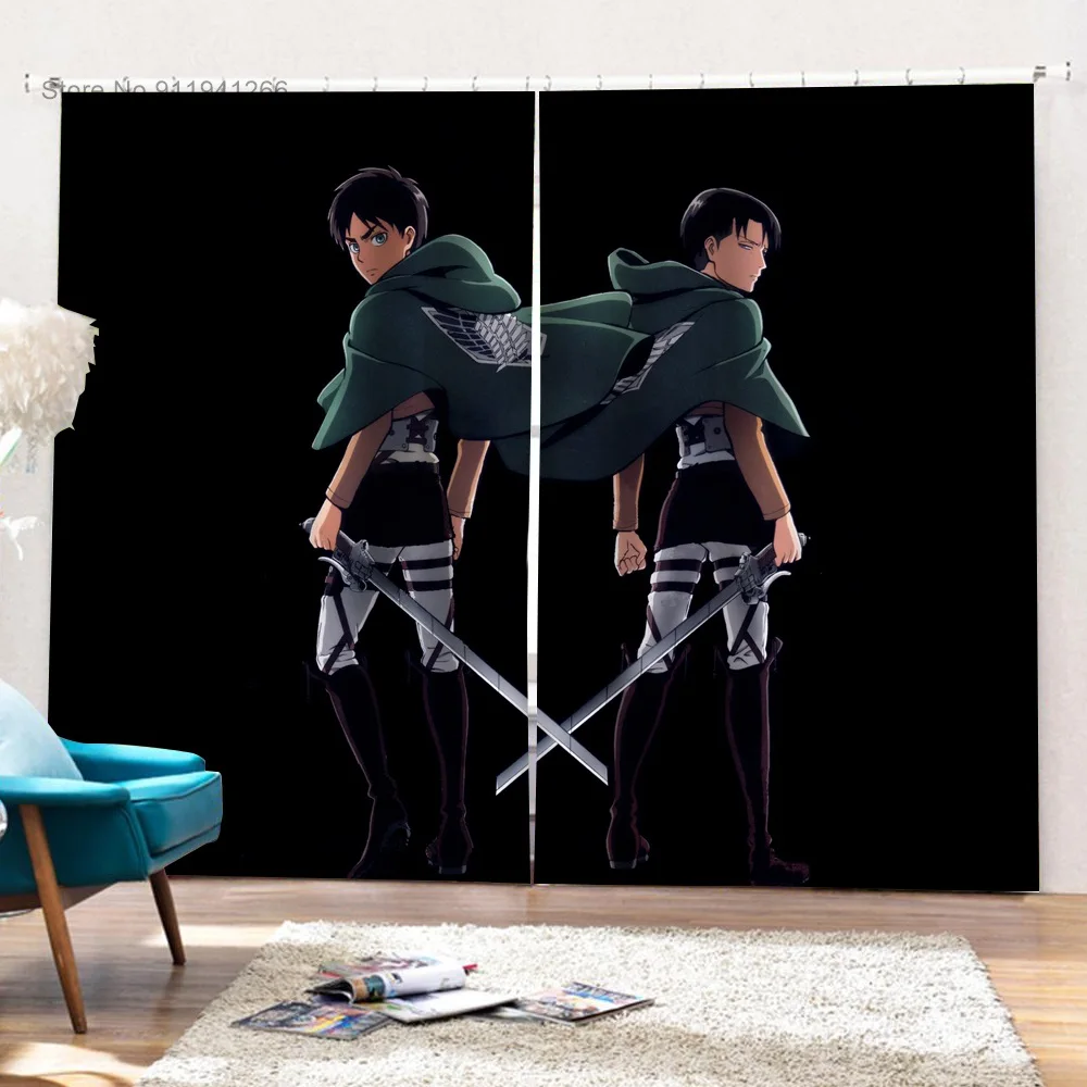 Cartoon Attack On Titan Blackout Curtains for Bedroom Window Treatment Fabric Anime Curtain Living Room Ultra-thin Micro Shading
Cartoon Attack On Titan Blackout Curtains for Bedroom Window Treatment Fabric Anime Curtain Living Room Ultra-thin Micro Shading