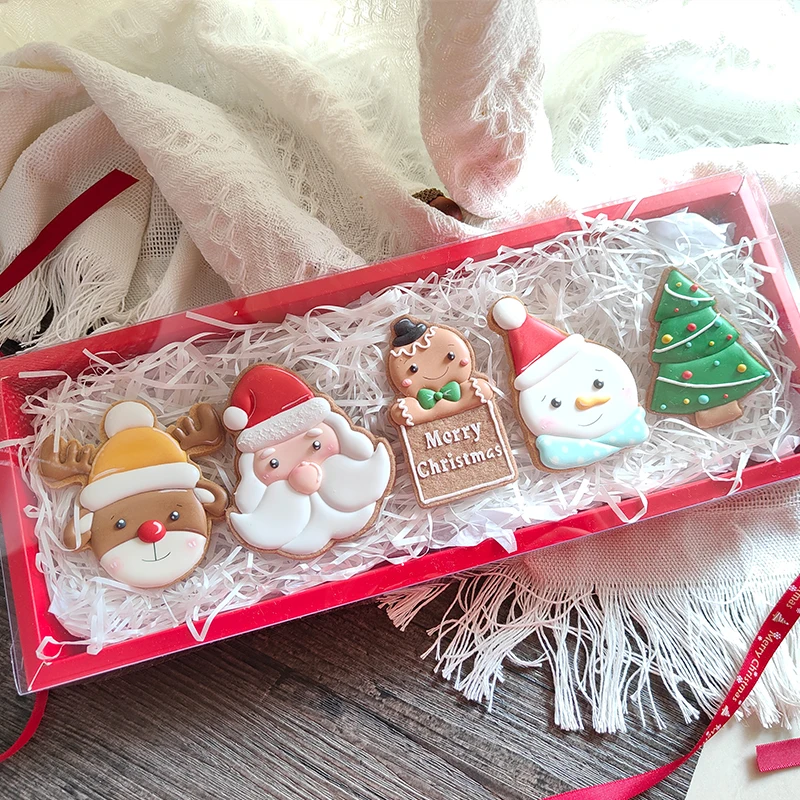 Merry Christmas Cookies Cutters Embossing Santa Claus Elk Xmas Tree Gingerman Biscuit Press Stamps Cake Decorations and Tools
Merry Christmas Cookies Cutters Embossing Santa Claus Elk Xmas Tree Gingerman Biscuit Press Stamps Cake Decorations and Tools