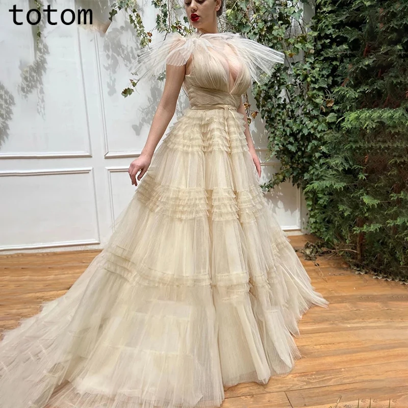 Layered Evening Dress V Neck Sleeveless Ribbon Celebrity Princess Dress Tulle Custom
Layered Evening Dress V Neck Sleeveless Ribbon Celebrity Princess Dress Tulle Custom