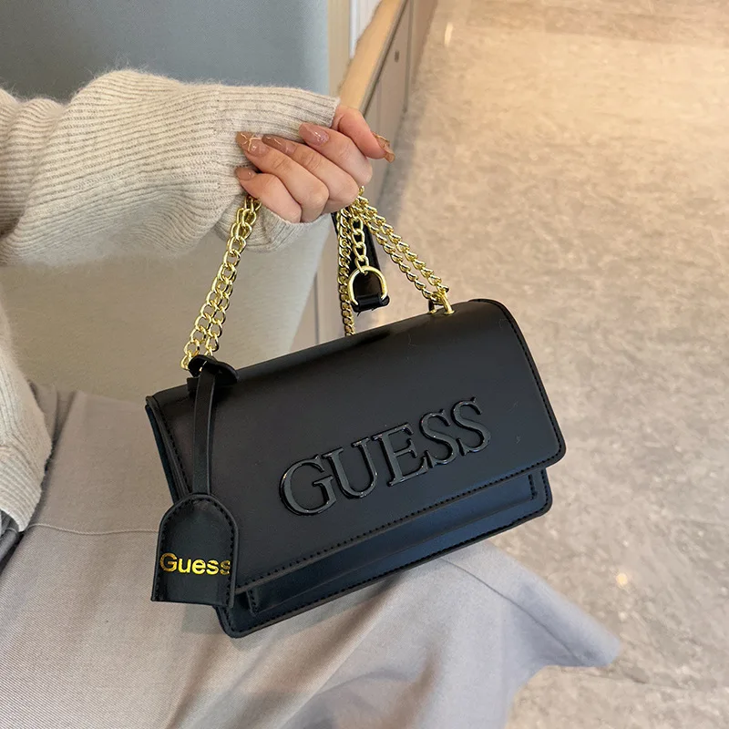 Trend Shoulder Bag Women Luxury Chain Solid Color Big Letter Messenger Bag Female Casual Lightweight Simple Handbag design-GUESS
Trend Shoulder Bag Women Luxury Chain Solid Color Big Letter Messenger Bag Female Casual Lightweight Simple Handbag design-GUESS