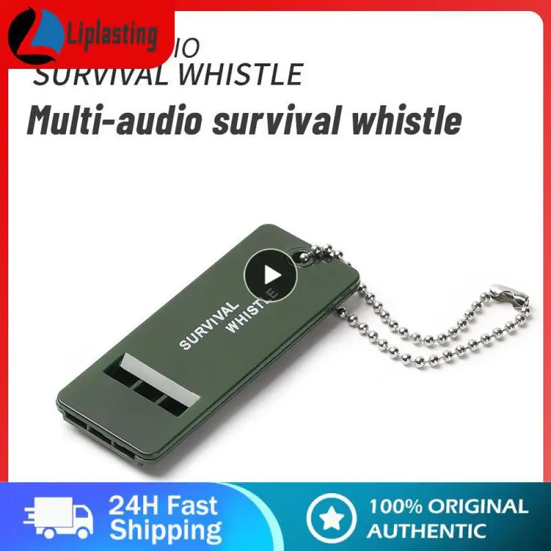 

Multi-audio Match Referee Whistle Military Green Training Whistle Convenient First Aid Tools Portable Outdoor Survival Equipment