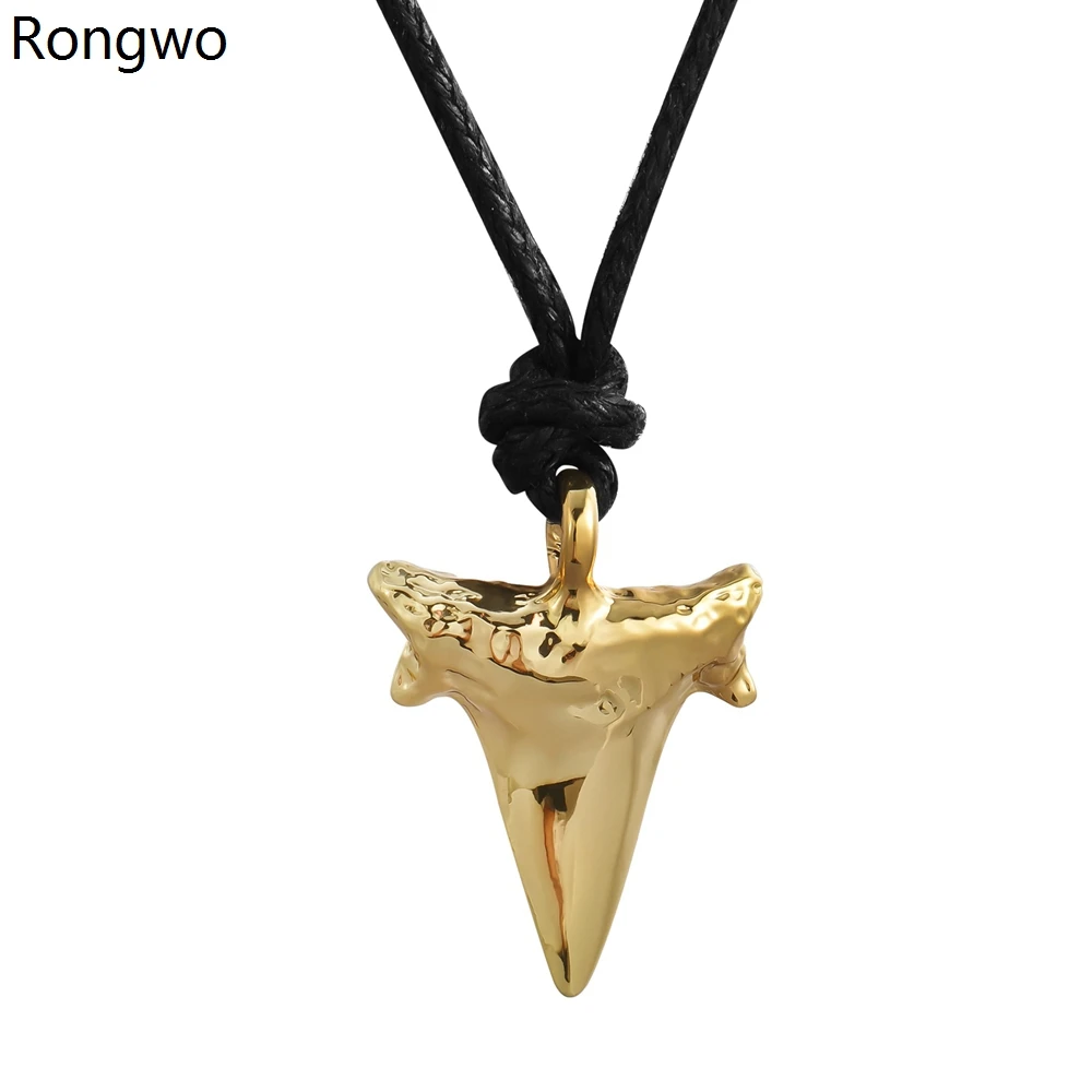 Rongwo Gold Color Shark Tooth Necklace Summer Beach Surf Jewelry Accessories Boys Metal Shark Teeth Pendant Necklace Gift
Rongwo Gold Color Shark Tooth Necklace Summer Beach Surf Jewelry Accessories Boys Metal Shark Teeth Pendant Necklace Gift