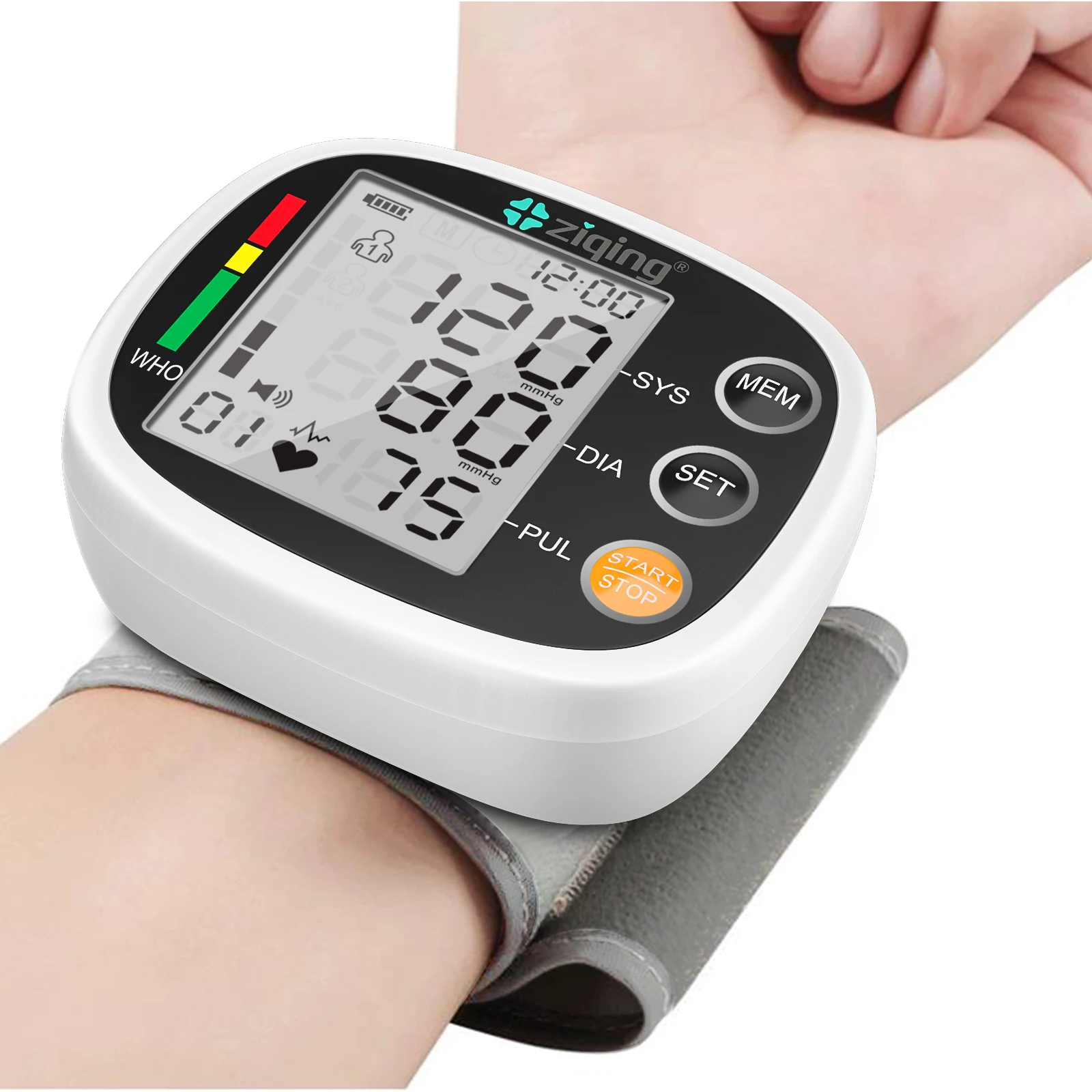 

Мини монитор артериального давления на запястье тонометр Автоматический цифровой пульсометр Сфигмоманометр домашний монитор здоровья