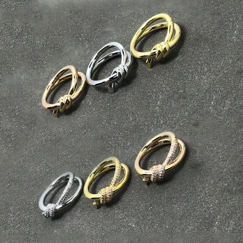 TFF 2023 New Year's Knot Collection Jewelry Diamond-Free Diamond Wrap Ring Power and Elegance Exquisite Jewelry Gift
TFF 2023 New Year's Knot Collection Jewelry Diamond-Free Diamond Wrap Ring Power and Elegance Exquisite Jewelry Gift