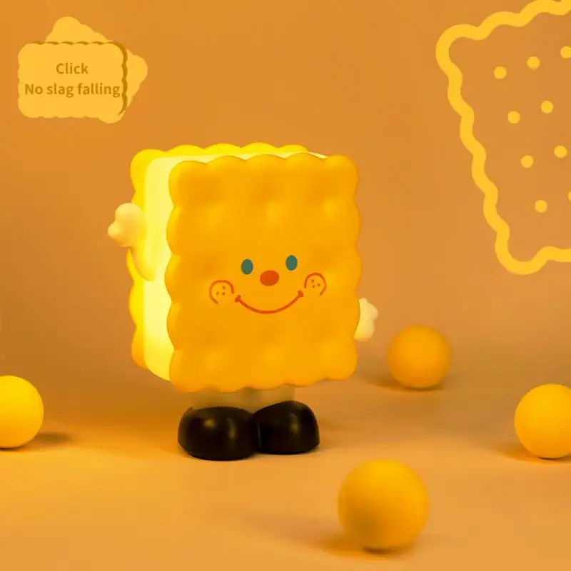 Biscuit Shape Night Lamp Creative Design Table Night Light Kid's Bedroom Adorable Ornaments USB Charging Dimming Eye Protection
Biscuit Shape Night Lamp Creative Design Table Night Light Kid's Bedroom Adorable Ornaments USB Charging Dimming Eye Protection