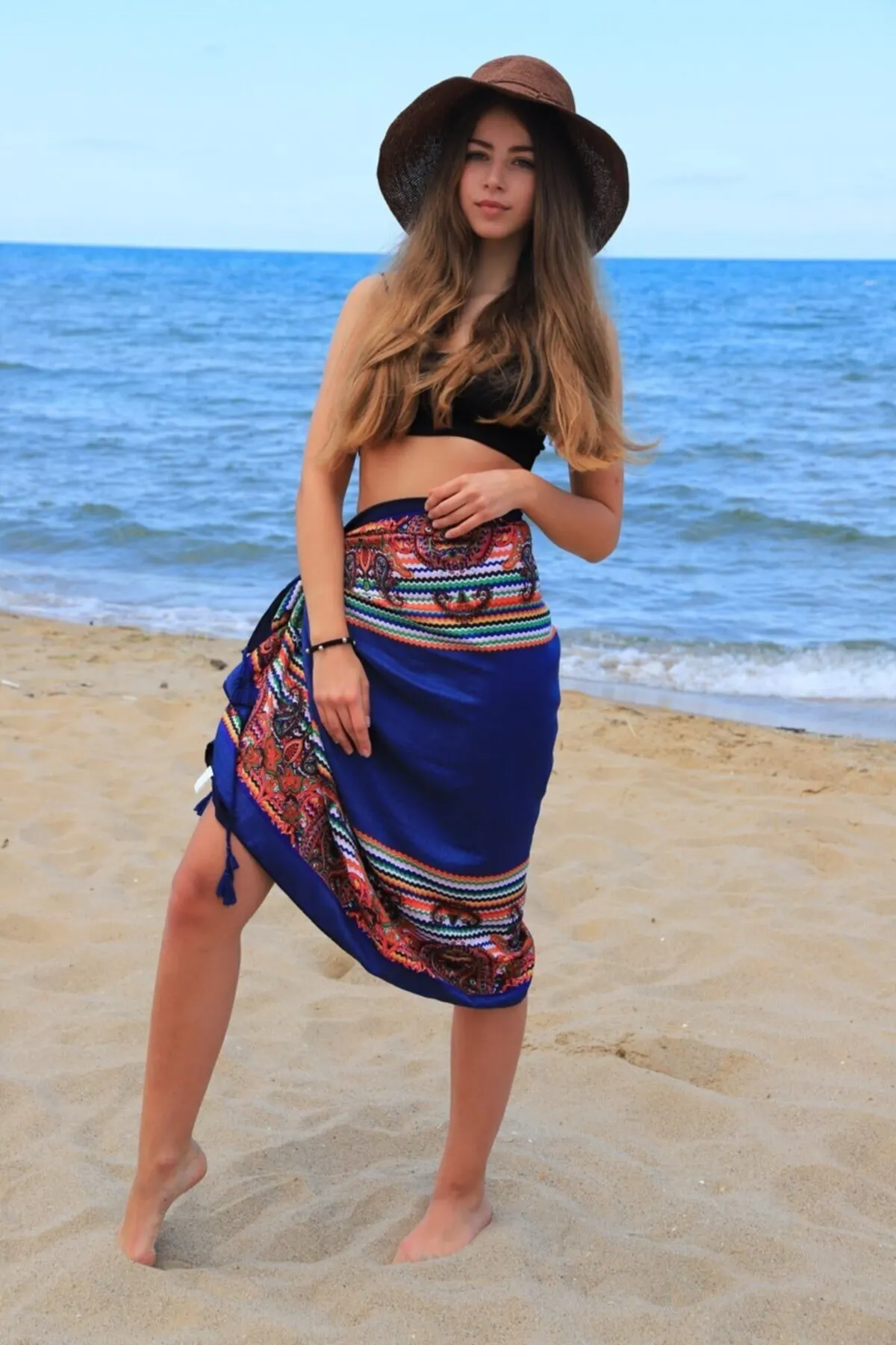 Women's Pareo Ethnic Pattern Swimwear Cover Up Dress Sexy Tunic Suit Beachwear Female Beach Bikini Cover Loose Mini Dress
Women's Pareo Ethnic Pattern Swimwear Cover Up Dress Sexy Tunic Suit Beachwear Female Beach Bikini Cover Loose Mini Dress