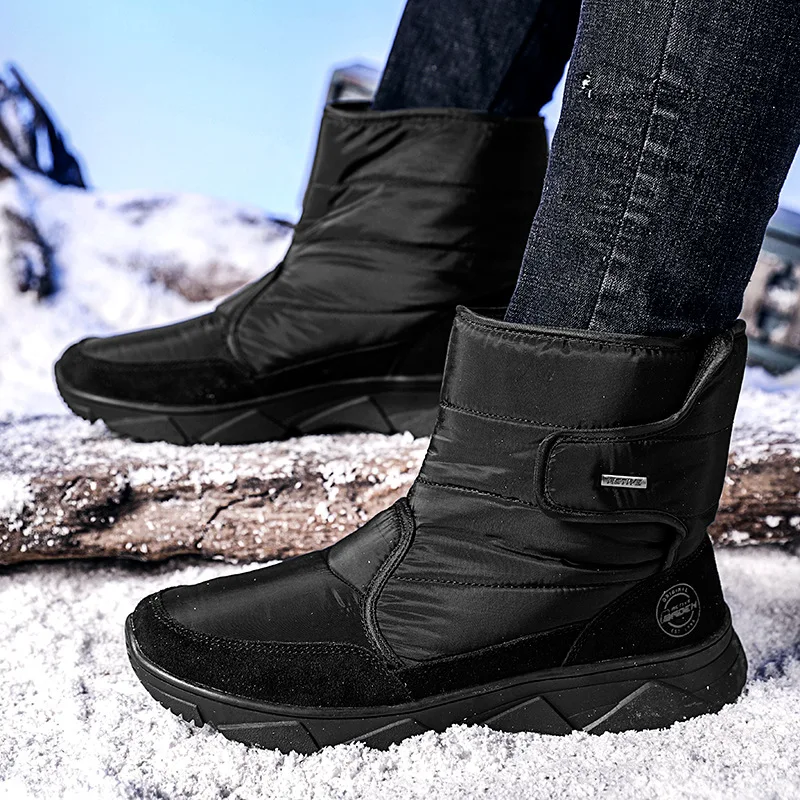 Men Boots Waterproof Winter Shoes For Men Snow Boots Slip On Ankle Boots Winter Warm Fur Black Botas Hombre botas hombre
Men Boots Waterproof Winter Shoes For Men Snow Boots Slip On Ankle Boots Winter Warm Fur Black Botas Hombre botas hombre
