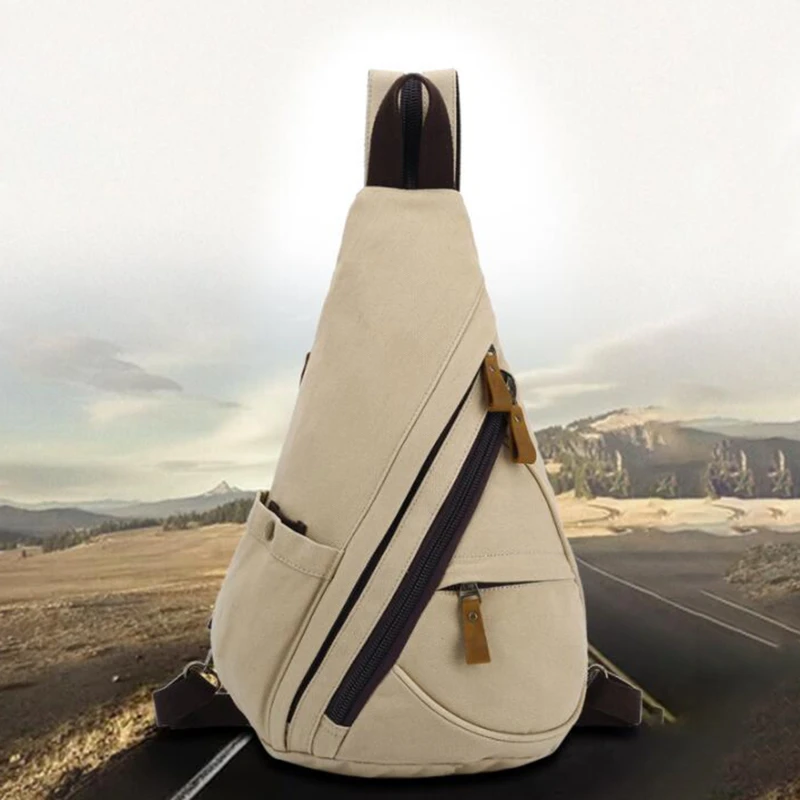 2023 New Men's Canvas Chest Bag Large Capacity Leisure Men's Bag Single Shoulder Messenger Bag Multi Functional Back Backpack
2023 New Men's Canvas Chest Bag Large Capacity Leisure Men's Bag Single Shoulder Messenger Bag Multi Functional Back Backpack