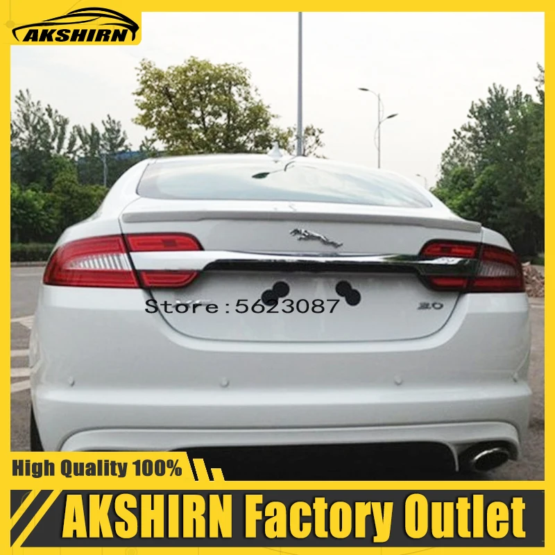 

Car Styling High Quality PU Material Unpainted Color Rear Roof Wing Lip Trunk Spoiler Wing For Jaguar XF 2012 2013 2014 2015