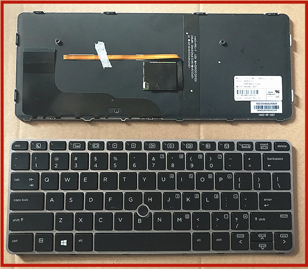 New Backlit Ponit US Keyboard For HP EliteBook 725 G3 820 G3 820 G4 828 G3 G4 Series Laptop English
New Backlit Ponit US Keyboard For HP EliteBook 725 G3 820 G3 820 G4 828 G3 G4 Series Laptop English