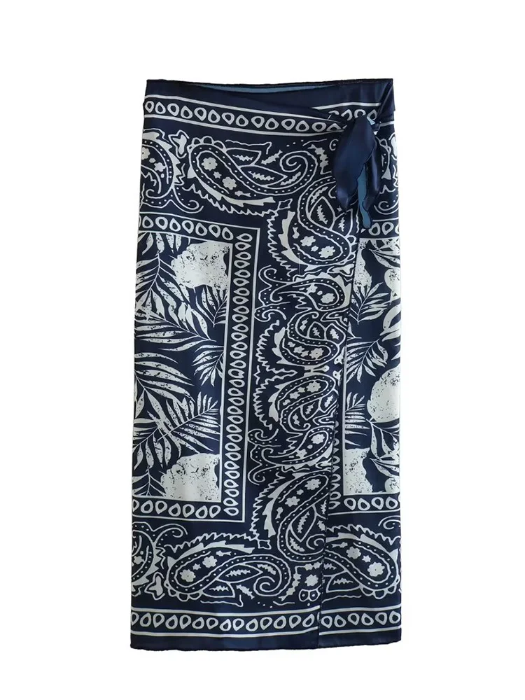 New Women's Fashion Elegant Bow Versatile Foreignness Advanced Personality Simple Casual Retro High Waist Printed Satin Skirt
New Women's Fashion Elegant Bow Versatile Foreignness Advanced Personality Simple Casual Retro High Waist Printed Satin Skirt