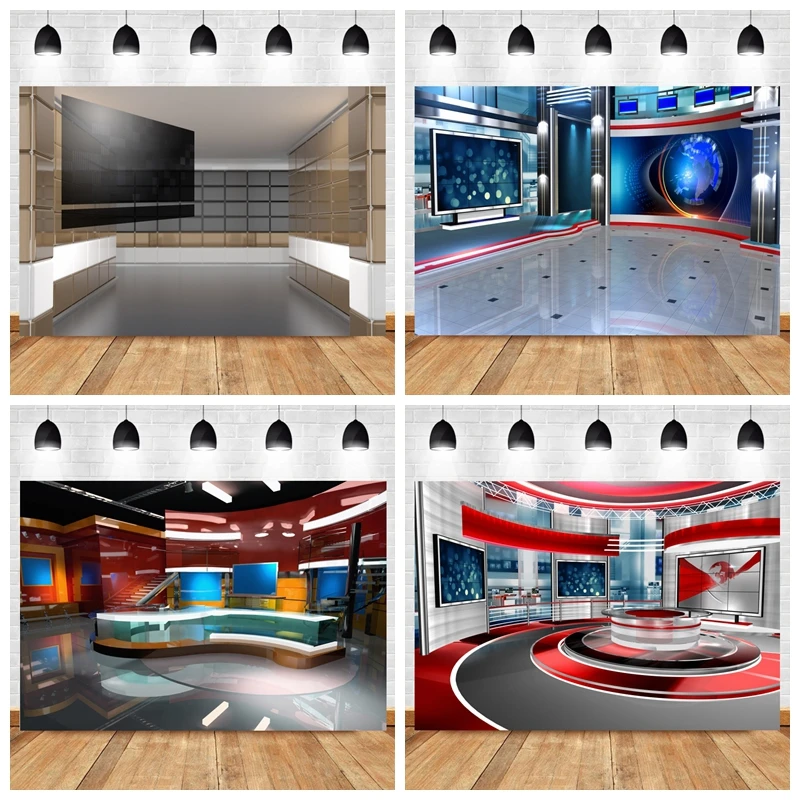Laeacco News TV Show Performance Hall Lights Stage Video Decor Photo Backdrops Photography Backgrounds Photozone For Photo Shoot
Laeacco News TV Show Performance Hall Lights Stage Video Decor Photo Backdrops Photography Backgrounds Photozone For Photo Shoot