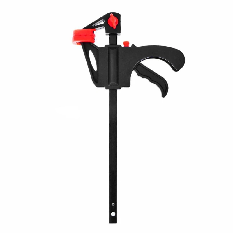 4'' F Woodworking Clip Practical Metal F Clamp Grip Quick Ratchet Release Clip DIY Hand Gadget Tool for Woodworking
4'' F Woodworking Clip Practical Metal F Clamp Grip Quick Ratchet Release Clip DIY Hand Gadget Tool for Woodworking