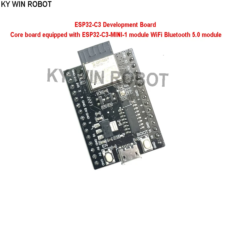 1PCS ESP32-C3 development board Core board equipped with ESP32-C3-MINI-1 module WiFi Bluetooth 5.0 module
1PCS ESP32-C3 development board Core board equipped with ESP32-C3-MINI-1 module WiFi Bluetooth 5.0 module