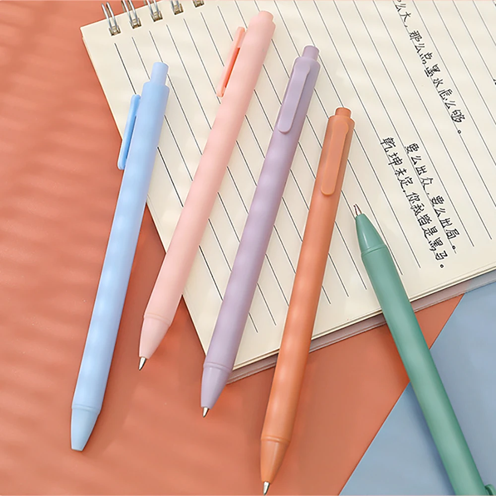0.5mm Morandi Macaron Press Gel Pen Writing Pen Signature Black Ink Office School Stationery Supply
0.5mm Morandi Macaron Press Gel Pen Writing Pen Signature Black Ink Office School Stationery Supply
