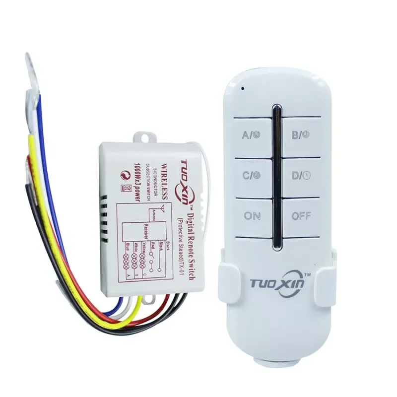 220V Wireless Remote Control Switch ON/OFF Lamp Light Digital Wireless Wall Remote Switch Receiver Transmitter For LED Lamp CA
220V Wireless Remote Control Switch ON/OFF Lamp Light Digital Wireless Wall Remote Switch Receiver Transmitter For LED Lamp CA