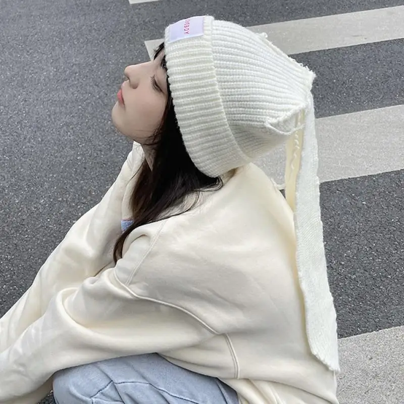 2022 Fashion Rabbit Ears Knitted Wool Hat Love Boy Niche Design Personality Beanies Cap Men Women Cute Warm Winter Tide Bonnet
2022 Fashion Rabbit Ears Knitted Wool Hat Love Boy Niche Design Personality Beanies Cap Men Women Cute Warm Winter Tide Bonnet