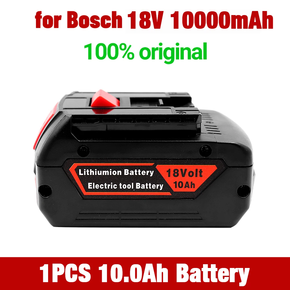 NEW 10000mAh battery for Bosch 18V battery Rechargeable Power tool Backup 10.0ah Portable Replacement BAT609 BAT619
NEW 10000mAh battery for Bosch 18V battery Rechargeable Power tool Backup 10.0ah Portable Replacement BAT609 BAT619