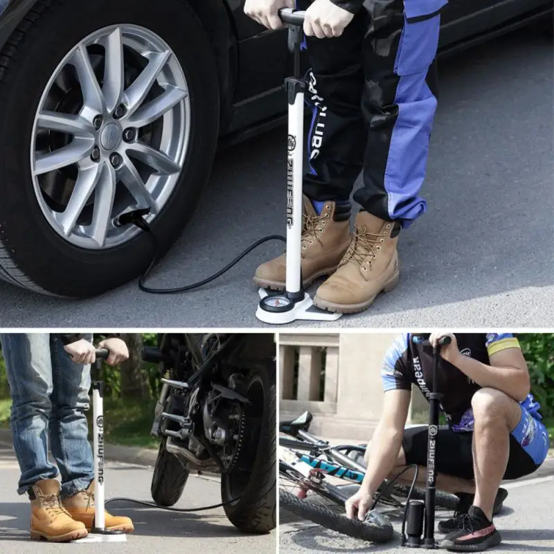 Bicycle Pump Portable Mountain Bike Car Motorcycle Basketball Pump Home Universal MTB Bike Air Shock Pump Nozzle Bike Accessory 
Bicycle Pump Portable Mountain Bike Car Motorcycle Basketball Pump Home Universal MTB Bike Air Shock Pump Nozzle Bike Accessory