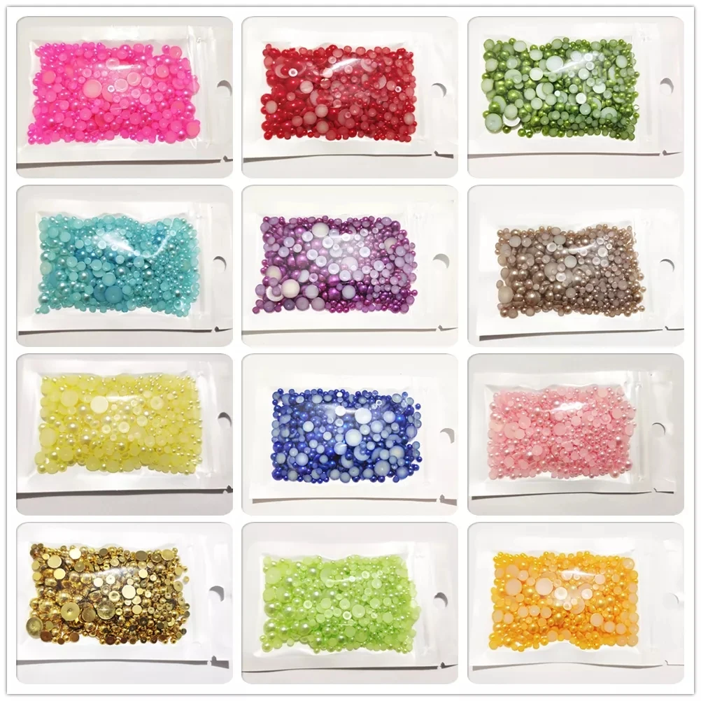 Free Shipping 3mm-8mm 10g Mix Size ABS Imitation Pearls Half Round Flatback Pearl Glue On Beads Nail Art Crafts Diy Decorations
Free Shipping 3mm-8mm 10g Mix Size ABS Imitation Pearls Half Round Flatback Pearl Glue On Beads Nail Art Crafts Diy Decorations