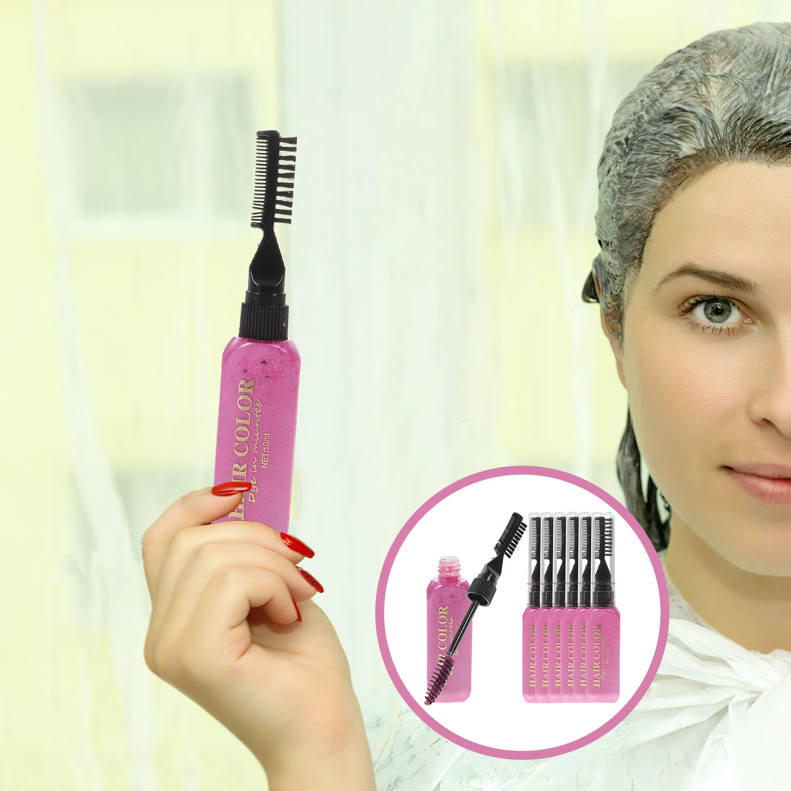 Hair Dye Color Temporary Comb Kids Brush Pen Kit Girls Cream Coloring Dying Stuff Women Girl Root Stick Wax
Hair Dye Color Temporary Comb Kids Brush Pen Kit Girls Cream Coloring Dying Stuff Women Girl Root Stick Wax