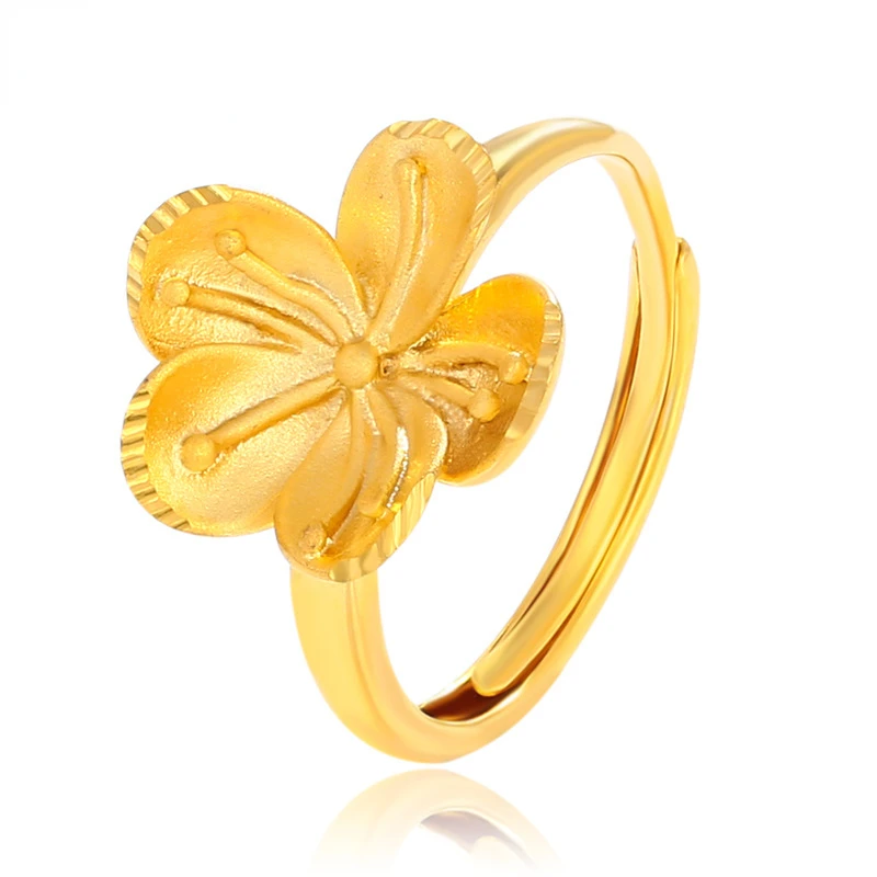 Original Soild 18K Yellow Gold Flower Rings for Women Fashion Jewelry Engagement Wedding Rings Luxury Gifts
Original Soild 18K Yellow Gold Flower Rings for Women Fashion Jewelry Engagement Wedding Rings Luxury Gifts