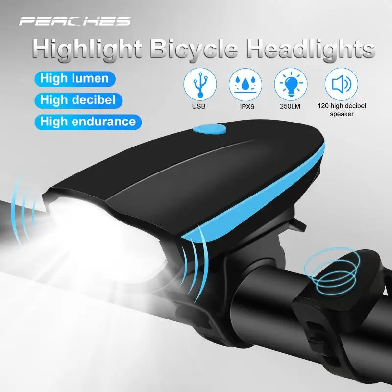 Bicycle Front Light with Electric Loud Horn Waterproof Bike Headlight USB Rechargeable Cycling Flashlight Tactical Torch Lantern
Bicycle Front Light with Electric Loud Horn Waterproof Bike Headlight USB Rechargeable Cycling Flashlight Tactical Torch Lantern