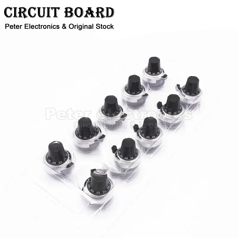 2pcs WXD3-13 3590S 4mm 6mm 6.35mm Potentiometer Precise Dial knob lockable Hat cap new original icpart
2pcs WXD3-13 3590S 4mm 6mm 6.35mm Potentiometer Precise Dial knob lockable Hat cap new original icpart
