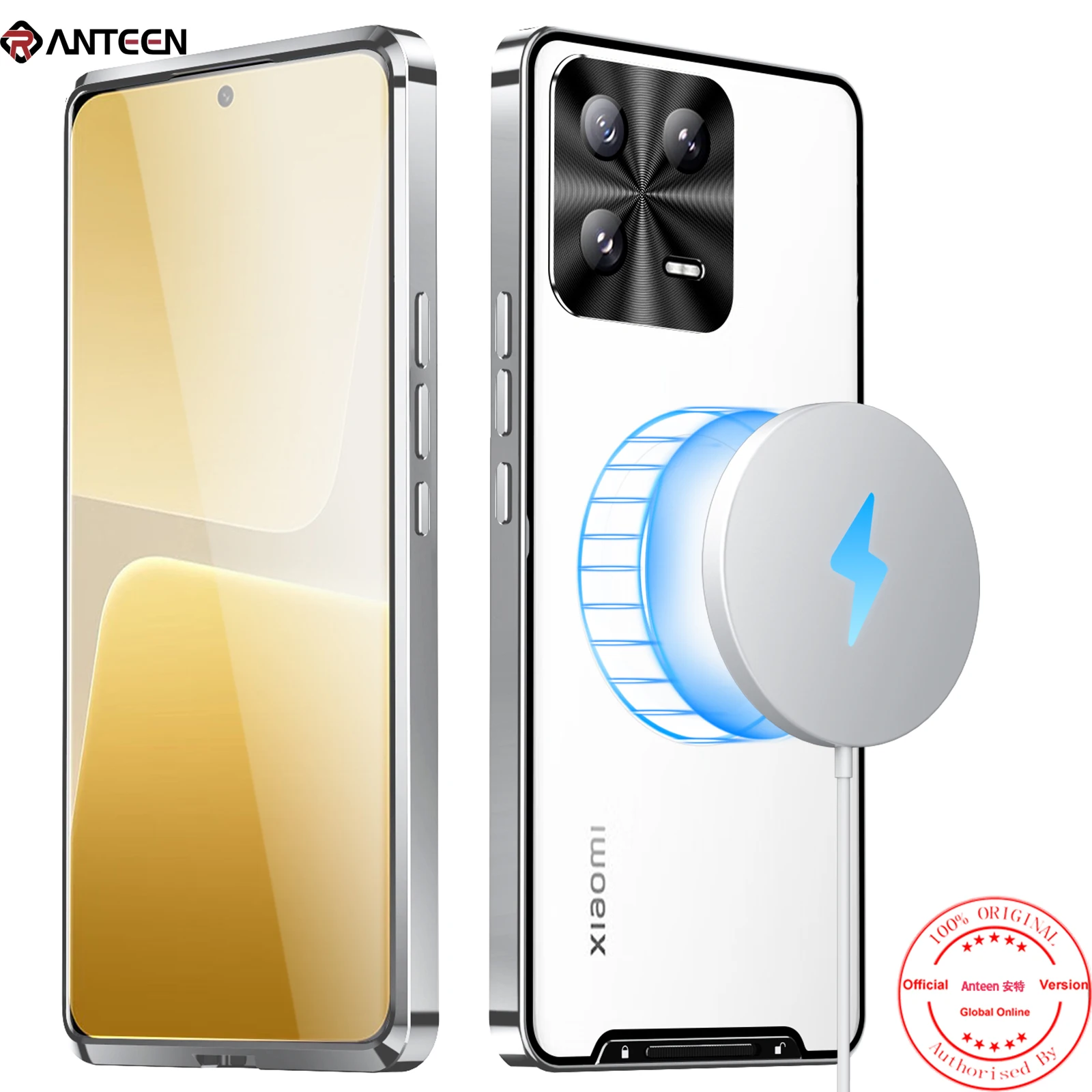 Anteen Original Case for Xiaomi Mi 13 13 Pro Frosted Metal Magnetic Shockproof Shell Len All-inclusive Anti-fall Cover
Anteen Original Case for Xiaomi Mi 13 13 Pro Frosted Metal Magnetic Shockproof Shell Len All-inclusive Anti-fall Cover