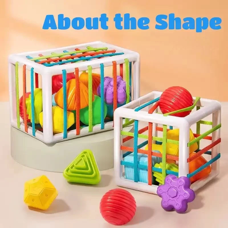 Montessori Shape Sorting Block Game Color Tactile Learning Sensory Cube Educational Toys For Children
Montessori Shape Sorting Block Game Color Tactile Learning Sensory Cube Educational Toys For Children