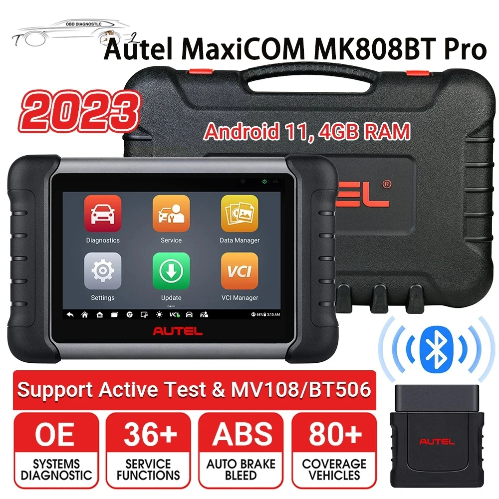 Newest MaxiCOM MK808BT Car Diagnostic Scan Tool with 28 Services IMMO/Oil Reset/EPB/BMS/SAS/DPF/ABS/TPMS OBD2 Scanner PK MK808
Newest MaxiCOM MK808BT Car Diagnostic Scan Tool with 28 Services IMMO/Oil Reset/EPB/BMS/SAS/DPF/ABS/TPMS OBD2 Scanner PK MK808