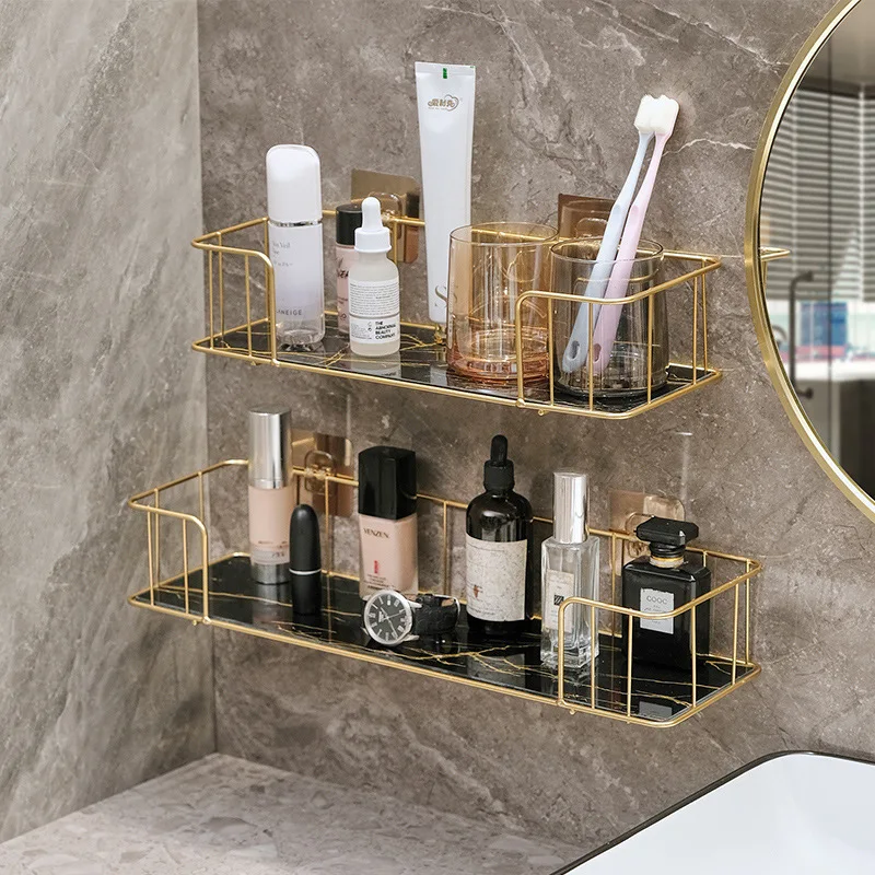 Bathroom Storage Rack Makeup Organizer Shelves No-drill Cosmetic Shelf Shower Holder Toilet Decorative Accessories
Bathroom Storage Rack Makeup Organizer Shelves No-drill Cosmetic Shelf Shower Holder Toilet Decorative Accessories